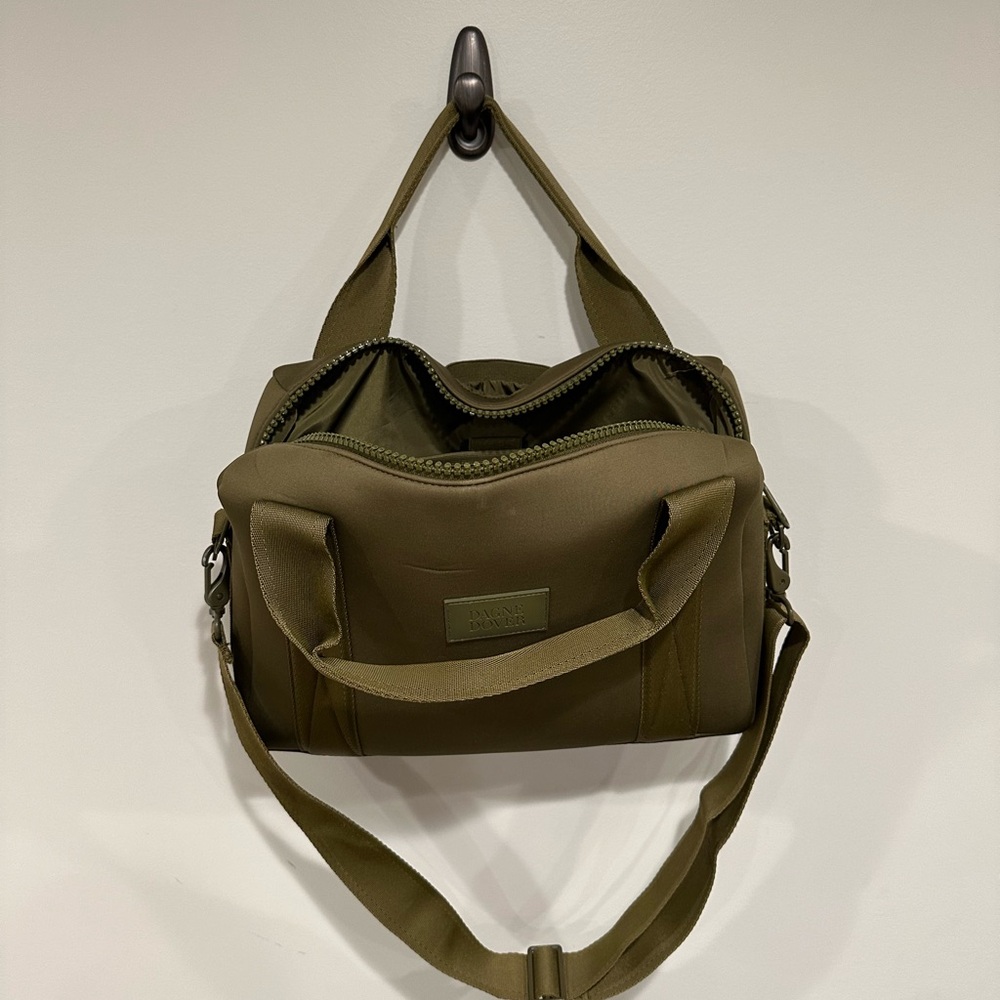 Dagne Dover Weston Laptop Bag Green Neoprene